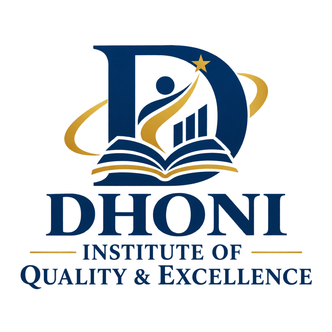 Dhoni Institute of Quality and Excellence logo